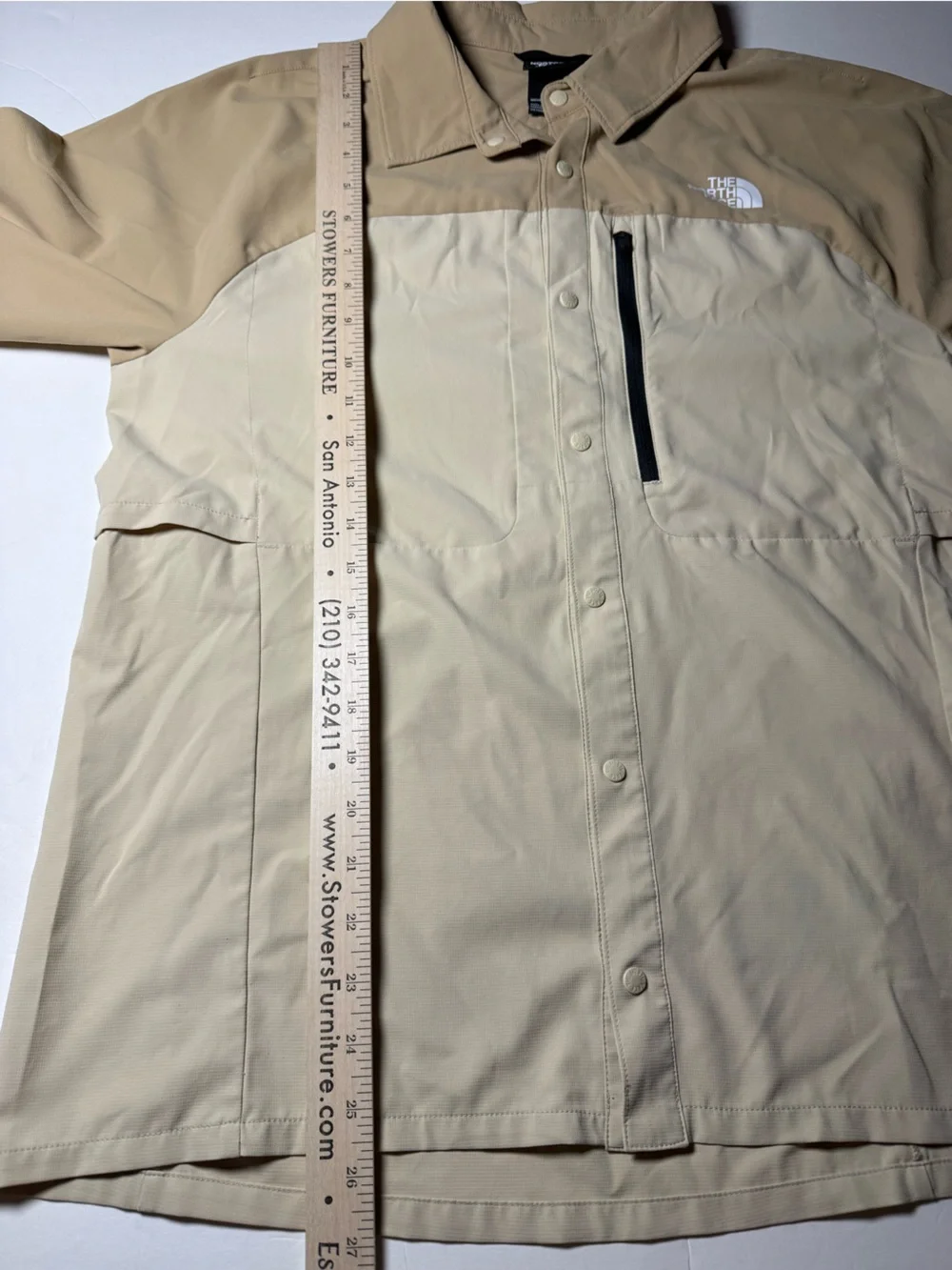 The North Face First Trail UPF40+ Long Sleeve Hiking Shirt Men’s S Snap Front